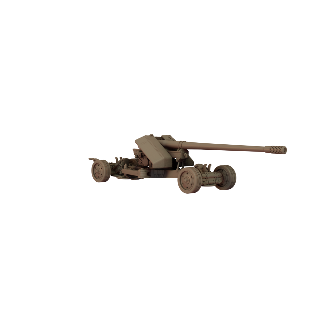 12.8 cm Pak 44 - Transport Position