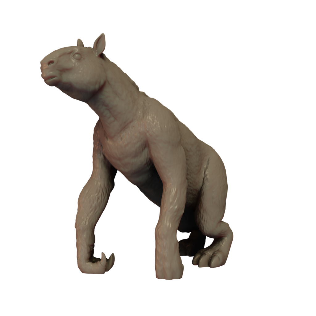 Chalicotherium Calf Pose 2